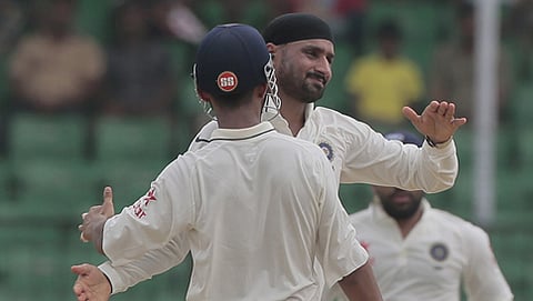 ವಿಕೆಟ್ ಪಡೆದ ಸಂಭ್ರಮದಲ್ಲಿ ಹರ್ಭಜನ್ ಸಿಂಗ್