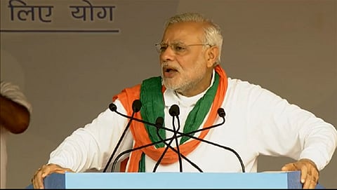 ಯೋಗ ದಿನಾಚರಣೆಯಲ್ಲಿ ಪ್ರಧಾನಿ ನರೇಂದ್ರ ಮೋದಿ ಭಾಷಣ