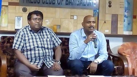 ಪತ್ರಿಕಾಗೋಷ್ಠಿಯಲ್ಲಿ ಮಾತನಾಡಿದ ಮಗ್ ಟು ಮೈಕ್ ಸಂಸ್ಥೆಯ ಮುಖ್ಯಸ್ಥ ಸುನಿಲ್ ಕೋಶಿ ಮತ್ತು ದನಂಜಯ್
