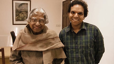 ಕಲಾಂ ಅವರೊಂದಿಗೆ ಶ್ರಿಜನ್ ಪಾಲ್ ಸಿಂಗ್ (ಕೃಪೆ: ಫೇಸ್ ಬುಕ್)