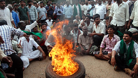 ಹುಬ್ಬಳ್ಳಿಯಲ್ಲಿ ಪ್ರತಿಭಟನೆ