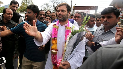 ಕಾಂಗ್ರೆಸ್ ಉಪಾಧ್ಯಕ್ಷ ರಾಹುಲ್ ಗಾಂಧಿ (ಸಂಗ್ರಹ ಚಿತ್ರ)
