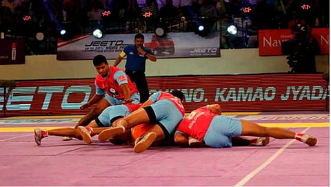 ಪ್ರೋಕಬಡ್ಡಿ ಲೀಗ್: ಟೈಟಾನ್ಸ್ ಪಂದ್ಯ ರೋಚಕ ಡ್ರಾ
