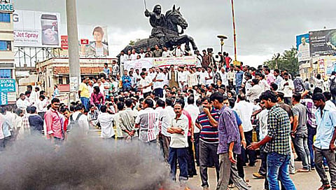 ಹುಬ್ಬಳ್ಳಿಯಲ್ಲಿ ನಡೆದ ರೈತರ ಹೋರಾಟ (ಸಂಗ್ರಹ ಚಿತ್ರ)