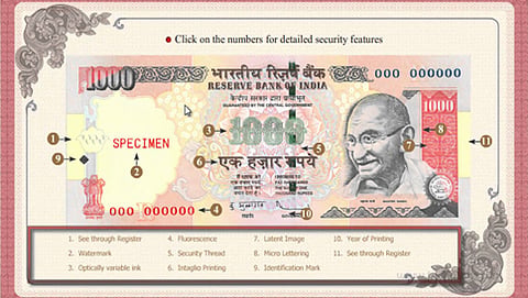 ರು.1000 ಮುಖಬೆಲೆಯ ನೋಟು (ಸಂಗ್ರಹ ಚಿತ್ರ)