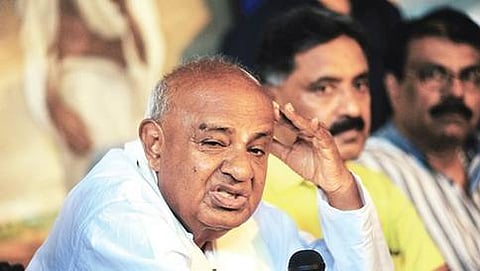 ಜೆಡಿಎಸ್ ರಾಷ್ಟ್ರೀಯ ಅಧ್ಯಕ್ಷ ಎಚ್.ಡಿ. ದೇವೇಗೌಡ (ಸಂಗ್ರಹ ಚಿತ್ರ)
