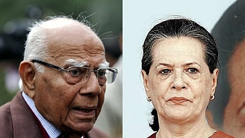 ರಾಮ್ ಜೇಠ್ಮಲಾನಿ ಮತ್ತು ಸೋನಿಯಾ ಗಾಂಧಿ