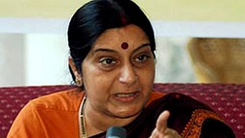 ದೇಶಾಂಗ ಸಚಿವೆ ಸುಷ್ಮಾ ಸ್ವರಾಜ್ (ಸಂಗ್ರಹ ಚಿತ್ರ)