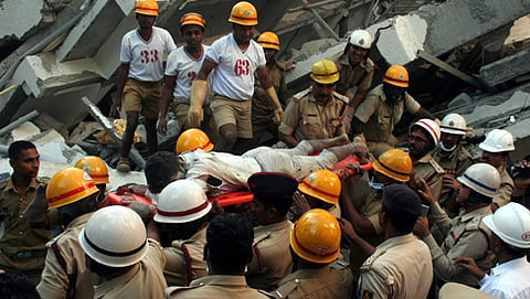 ನಿರ್ಮಾಣ ಹಂತದ ಕಟ್ಟಡ ಕುಸಿತ