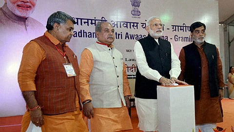 ಆಗ್ರಾದಲ್ಲಿ ಪ್ರಧಾನಿ ಮೋದಿ (ಪಿಟಿಐ ಚಿತ್ರ)