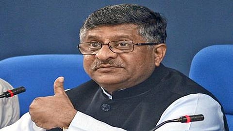 ಸಚಿವ ರವಿಶಂಕರ್ ಪ್ರಸಾದ್