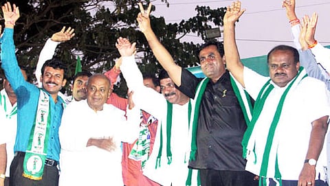ಆರ್ ಟಿ ನಗರ ಸಮಾವೇಶದಲ್ಲಿ ಜೆಡಿಎಸ್ ಮುಖಂಡರು