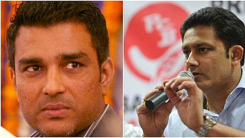 ಅನಿಲ್ ಕುಂಬ್ಳೆ ಮತ್ತು ಸಂಜಯ್ ಮಂಜ್ರೇಕರ್ (ಸಂಗ್ರಹ ಚಿತ್ರ)