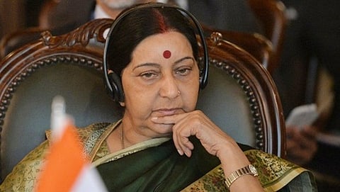 ವಿದೇಶಾಂಗ ಸಚಿವೆ ಸುಷ್ಮಾ ಸ್ವರಾಜ್ (ಸಂಗ್ರಹ ಚಿತ್ರ)