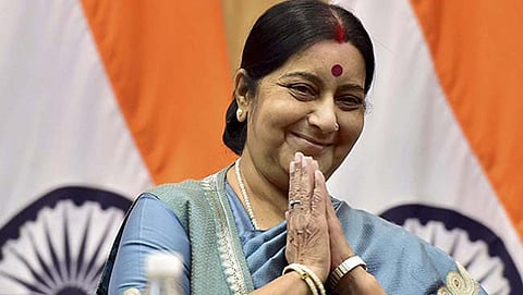 ಕೇಂದ್ರ ಸಚಿವೆ ಸುಷ್ಮಾ ಸ್ವರಾಜ್ (ಸಂಗ್ರಹ ಚಿತ್ರ)
