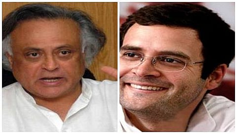 ಕೇಂದ್ರ ಮಾಜಿ ಸಚಿವ ಜೈರಾಮ್ ರಮೇಶ್-ರಾಹುಲ್ ಗಾಂಧಿ(ಸಂಗ್ರಹ ಚಿತ್ರ)