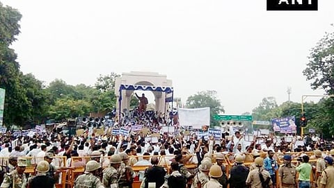 ಲಖನೌನಲ್ಲಿ ಬಿಎಸ್ ಪಿ ಪ್ರತಿಭಟನೆ (ಸಂಗ್ರಹ ಚಿತ್ರ)