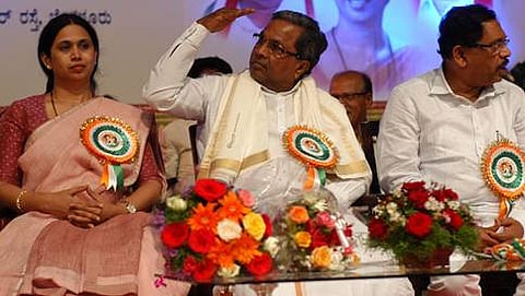 ಲಕ್ಷ್ಮಿ ಹೆಬ್ಬಾಳ್ಕರ್ , ಸಿದ್ದರಾಮಯ್ಯ, ಮತ್ತು ಜಿ ಪರಮೇಶ್ವರ್