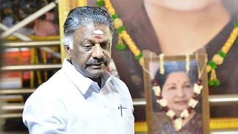 ತಮಿಳುನಾಡು ಮುಖ್ಯಮಂತ್ರಿ ಒ. ಪನ್ನೀರ್ ಸೆಲ್ವಂ