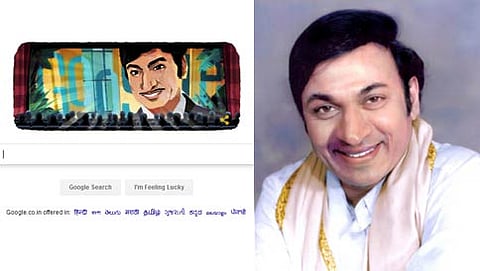 ಡಾ.ರಾಜ್ ಕುಮಾರ್ ಗೆ ಗೂಗಲ್ ಡೂಡಲ್ ಗೌರವ