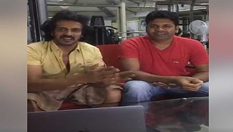 ಎನ್ ಆರ್ ಐ ಸೌರವ್ ಅವರೊಡನೆ ನಟ ಉಪೇಂದ್ರ