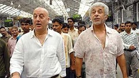 ಅನುಪಮ್ ಖೇರ್, ನಾಸಿರುದ್ದೀನ್ ಶಾ