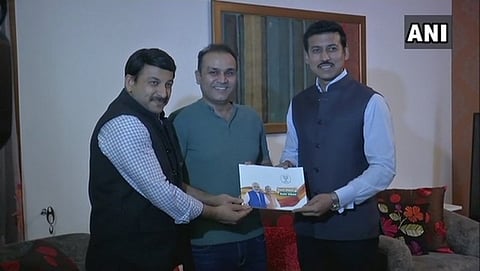ರಾಜ್ಯವರ್ಧನ್ ರಾಥೋರ್ , ಸೆಹ್ವಾಗ್