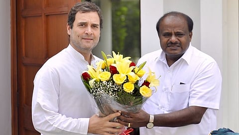 ಕಾಂಗ್ರೆಸ್ ಅಧ್ಯಕ್ಷ ರಾಹುಲ್ ಗಾಂಧಿಯವರನ್ನು ದೆಹಲಿಯಲ್ಲಿ ಭೇಟಿ ಮಾಡಿದ ಸಿಎಂ ಕುಮಾರಸ್ವಾಮಿ