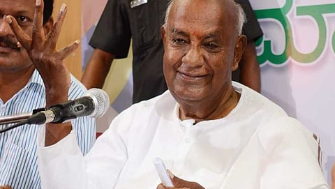 ಜೆಡಿಎಸ್ ವರಿಷ್ಠ ಹೆಚ್ ಡಿ ದೇವೇಗೌಡ
