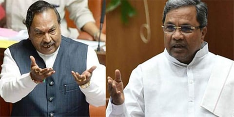 ಈಶ್ವರಪ್ಪ-ಸಿದ್ದರಾಮಯ್ಯ