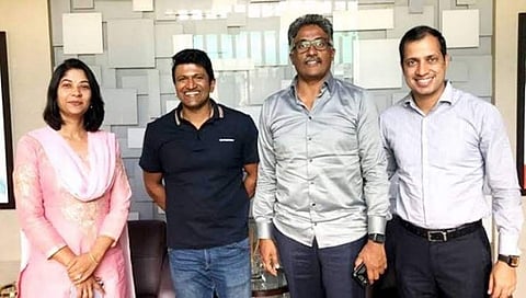 ಬಿಎಂಟಿಸಿ ಅಧಿಕಾರಿಗಳ ಜೊತೆ ನಟ ಪುನೀತ್ ರಾಜ್ ಕುಮಾರ್