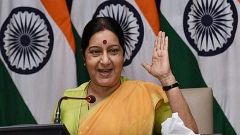 ವಿದೇಶಾಂಗ ವ್ಯವಹಾರಗಳ ಖಾತೆ ಸಚಿವೆ ಸುಷ್ಮಾ ಸ್ವರಾಜ್