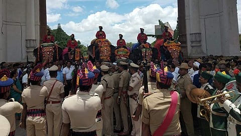 ಮೈಸೂರು ಪ್ರವೇಶಿಸಿದ ಗಜಪಡೆ