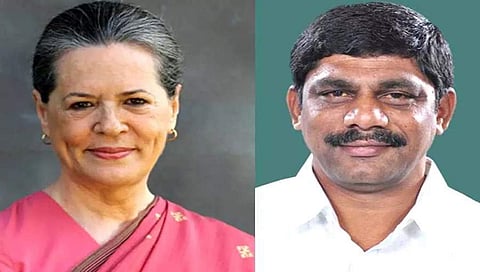 ಸಂಸದ ಡಿ.ಕೆ.ಸುರೇಶ್ ಗೆ ಸ್ಥೈರ್ಯ ತುಂಬಿದ ಎಐಸಿಸಿ ಅಧ್ಯಕ್ಷೆ ಸೋನಿಯಾಗಾಂಧಿ