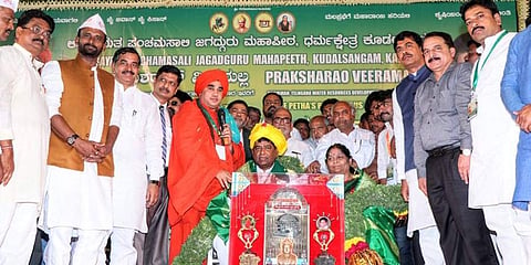 ತೆಲಂಗಾಣ ಜಲಸಂಪನ್ಮೂಲ ಅಭಿವೃದ್ಧಿ ನಿಗಮ ಅಧ್ಯಕ್ಷ ವೀರಮಲ್ಲರಿಗೆ ರಾಷ್ಟ್ರೀಯ ಬಸವ ಕೃಷಿ ಪ್ರಶಸ್ತಿ ಪ್ರದಾನ