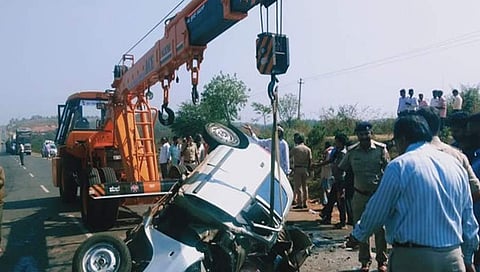 ಅಪಘಾತದ ದೃಶ್ಯ