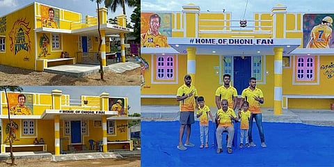 ಧೋನಿ ಅಭಿಮಾನಿ ಮನೆ