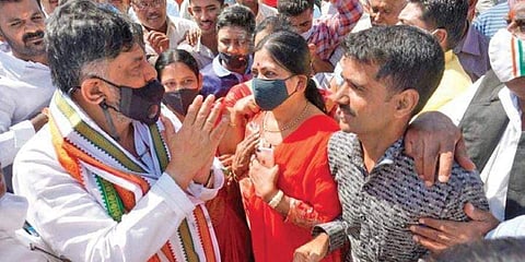 ಬಸವಕಲ್ಯಾಣದಲ್ಲಿ ಶಿವಕುಮಾರ್ ಪ್ರವಾಸ