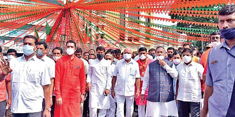 ಕಾರ್ಯಕಾರಿಣಿ ಸಭೆಯಲ್ಲಿ ಬಿಜೆಪಿ ನಾಯಕರು