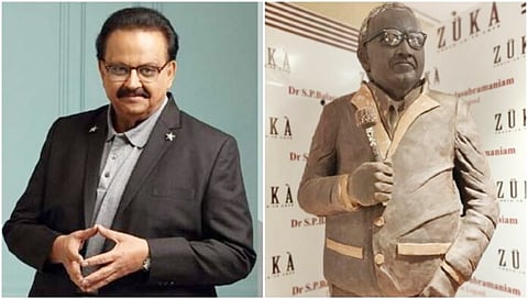 ಎಸ್ಬಿ ಬಾಲಸುಬ್ರಮಣ್ಯಂ ಚಾಕೊಲೇಟ್ ಪ್ರತಿಮೆ