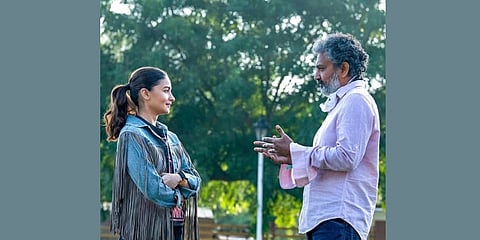 ಆಲಿಯಾ ಭಟ್, ನಿರ್ದೇಶಕ ರಾಜಮೌಳಿ