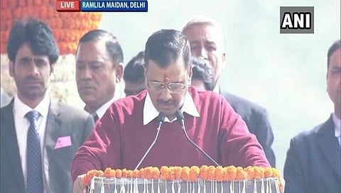 ಅರವಿಂದ್ ಕೇಜ್ರಿವಾಲ್ ರಿಂದ ಪ್ರಮಾಣವಚನ