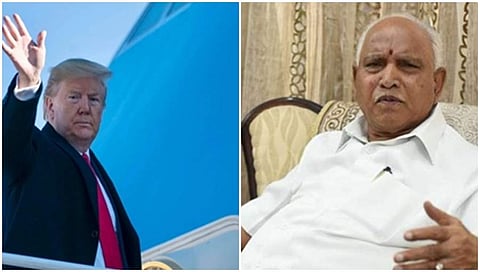 ಟ್ರಂಪ್, ಬಿಎಸ್ ಯಡಿಯೂರಪ್ಪ