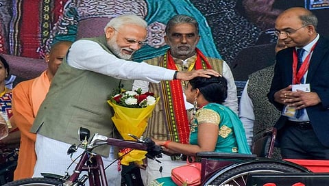ಸರ್ವರಿಗೂ ನ್ಯಾಯ ನಮ್ಮ ಸರ್ಕಾರದ ಆದ್ಯತೆ: ದಿವ್ಯಾಂಗರಿಗೆ ಸಲಕರಣೆ ವಿತರಿಸಿದ ಪ್ರಧಾನಿ, ಗಿನ್ನಿಸ್ ವಿಶ್ವ ದಾಖಲೆ