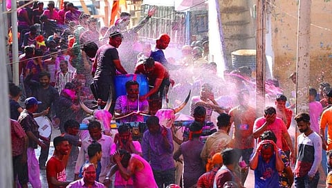 ಬಾಗಲಕೋಟೆಯಲ್ಲಿ ಹೋಳಿ ಆಚರಣೆ