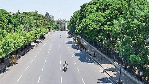 ನಿನ್ನೆ ಬೆಂಗಳೂರಿನ ಎನ್ ಆರ್ ರಸ್ತೆಯಲ್ಲಿ ಕಂಡುಬಂದ ದೃಶ್ಯ