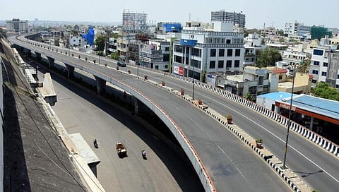 ಹೈದರಾಬಾದ್ ಮೇಲ್ಸೇತುವೆಯ ದೃಶ್ಯ
