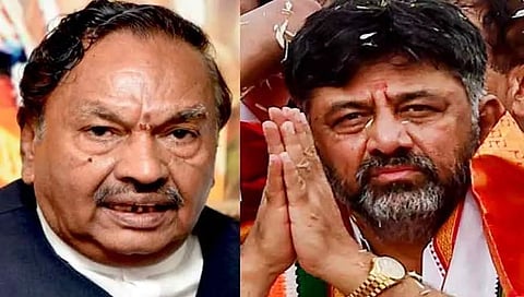 ಈಶ್ವರಪ್ಪ-ಡಿಕೆ ಶಿವಕುಮಾರ್