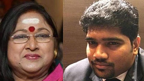 ಹಿರಿಯ ನಟಿ ವಾಣಿಶ್ರೀ ಮತ್ತು ಅವರ ಮಗ ಅಭಿನಯ್ ವೆಂಕಟೇಶ್ ಕಾರ್ತಿಕ್