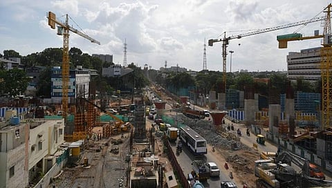 ಫ್ಲೈ ಓವರ್ ಕಾಮಗಾರಿ ಚಿತ್ರ